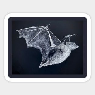 Flying bat Sticker